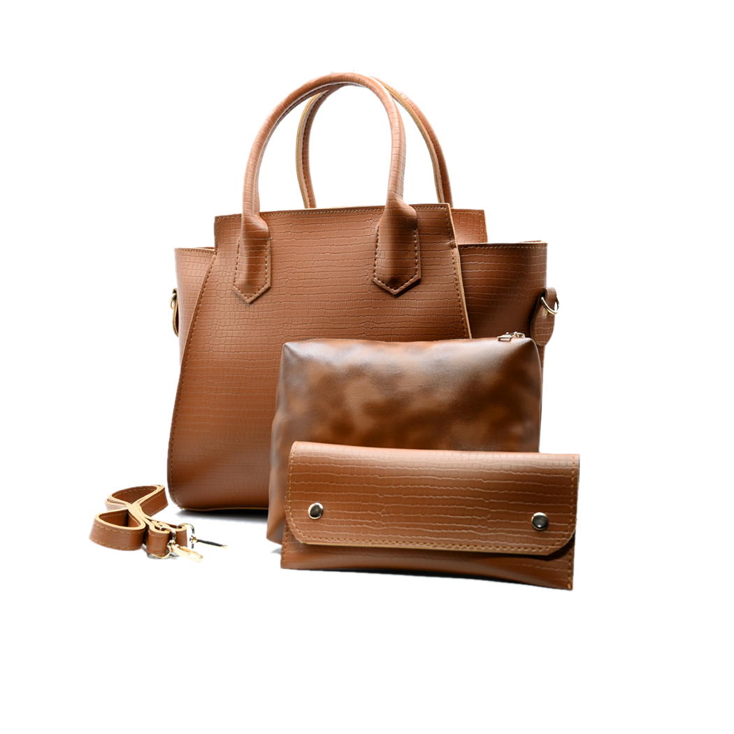 Structured Box Tote – Tangerine